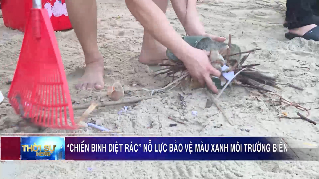 “Chiến binh diệt rác” nỗ lực bảo vệ màu xanh môi trường biển