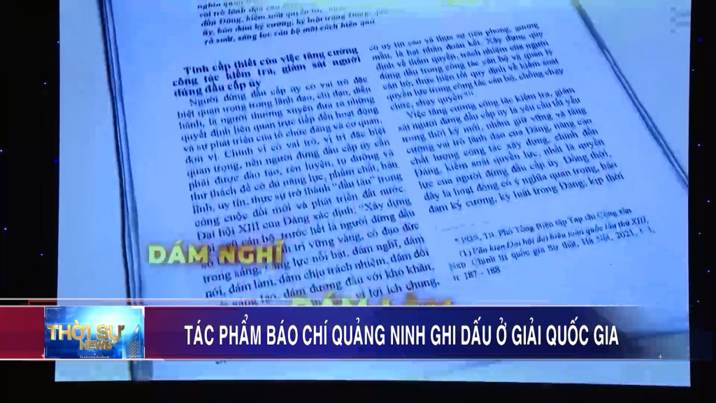 Tác phẩm báo chí Quảng Ninh ghi dấu ở giải quốc gia