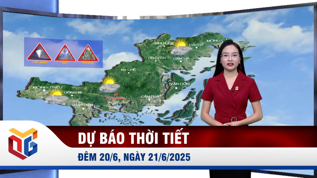 Dự báo thời tiết đêm 20, ngày 21/6/2025