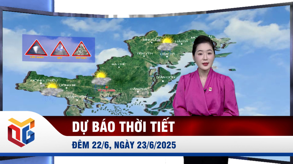 Dự báo thời tiết đêm 22, ngày 23/6/2025