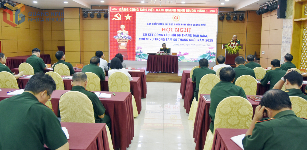 Hội CCB tỉnh hội nghị sơ kết công tác hội 6 tháng đầu năm 2025.
