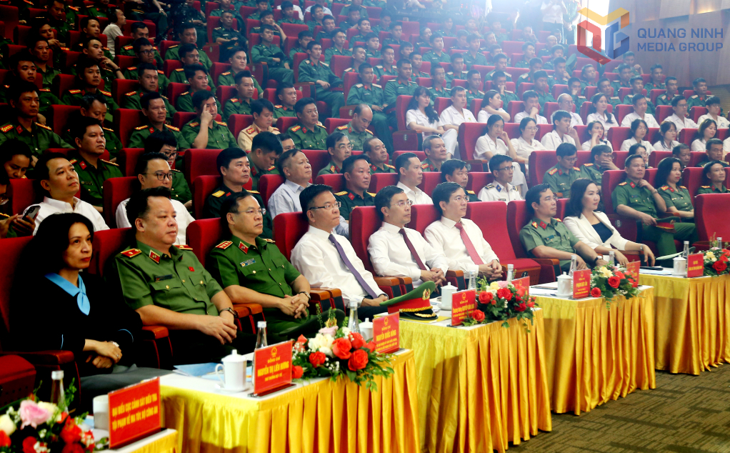 Các đại biểu tham dự Lễ Mít tinh hưởng ứng Tháng hành động phòng, chống ma túy; Ngày quốc tế phòng, chống ma túy và Ngày toàn dân phòng, chống ma túy năm 2025.