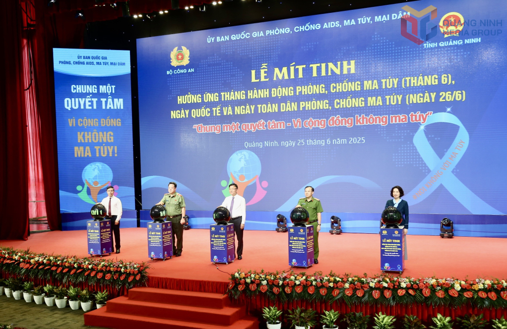 Mít tinh hưởng ứng Tháng hành động phòng, chống ma túy năm 2025
