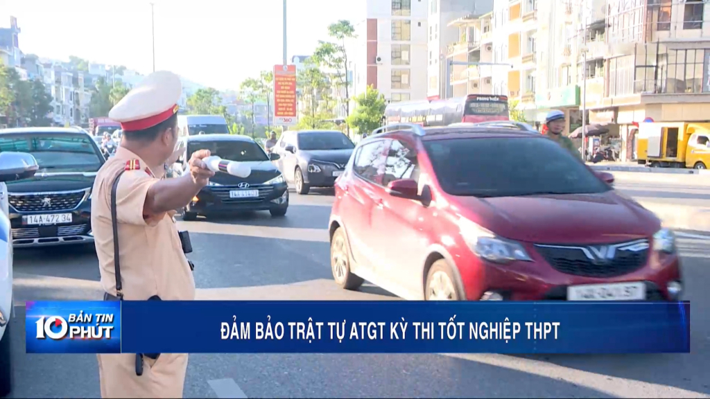 Đảm bảo trật tự ATGT kỳ thi tốt nghiệp THPT