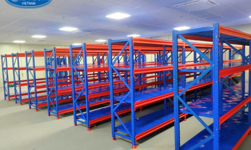 Kệ trung tải 4 tầng - Giải pháp hoàn hảo cho doanh nghiệp