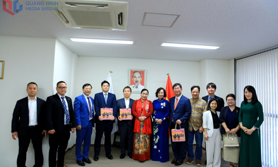 Đoàn công tác tỉnh Quảng Ninh làm việc với các đơn vị, doanh nghiệp tại Osaka Nhật Bản