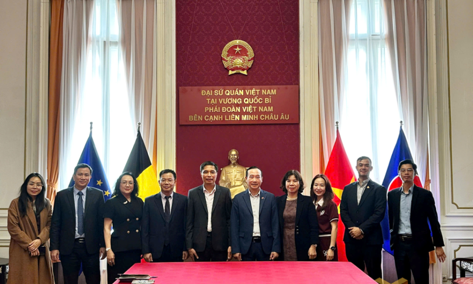 Đoàn đại biểu tỉnh Quảng Ninh thăm, làm việc tại Vương quốc Bỉ
