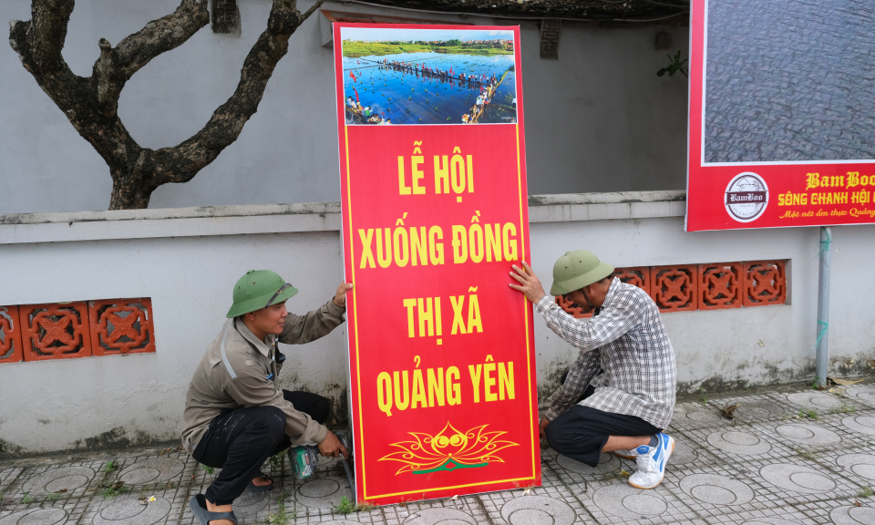 Quảng Yên: Sẵn sàng cho lễ hội Xuống đồng năm 2025