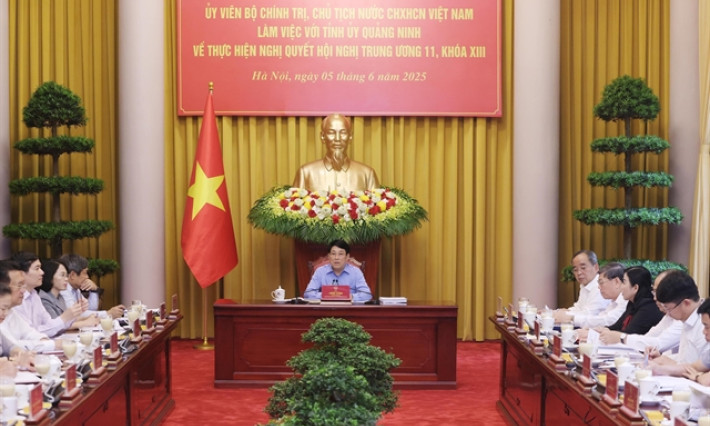 President calls for streamlined, effective local governance structure in Quảng Ninh