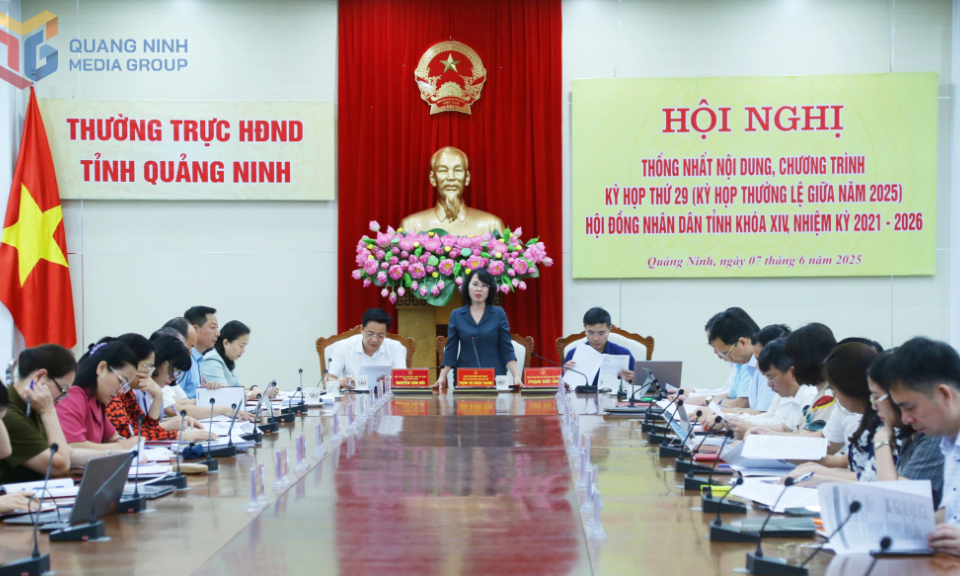 Thống nhất nội dung, chương trình kỳ họp thường lệ giữa năm 2025 HĐND tỉnh khóa XIV diễn ra vào ngày 14-15/7