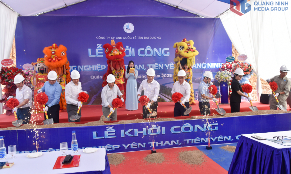 Khởi công Cụm Công nghiệp Yên Than, huyện Tiên Yên