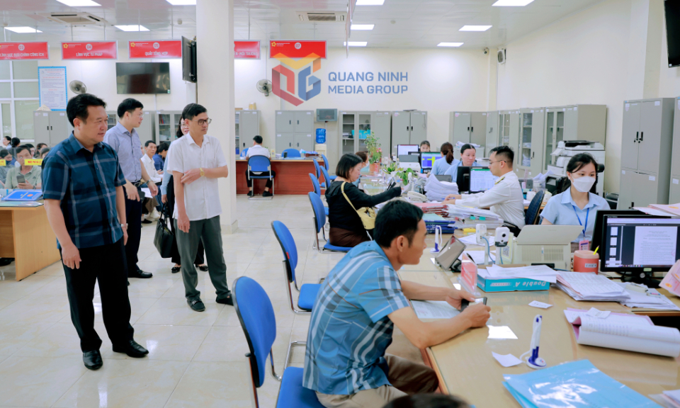 Chủ nhiệm UBKT Tỉnh ủy kiểm tra công tác chuẩn bị vận hành đơn vị hành chính mới Đông Triều