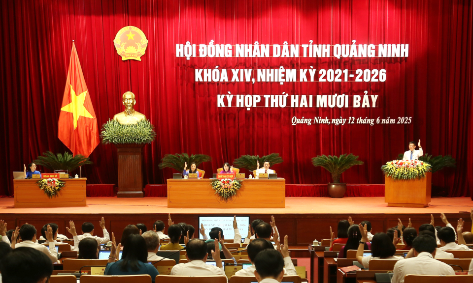 Kỳ họp 27 HĐND tỉnh khóa XIV thông qua 3 Nghị quyết quan trọng