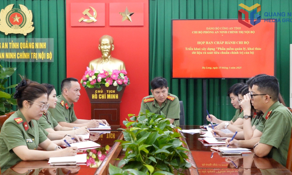 Công an Quảng Ninh: Thực hiện chuyển đổi số trong công tác xây dựng Đảng
