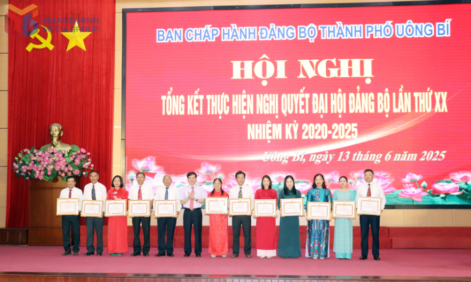 Đảng bộ TP Uông Bí tổng kết nhiệm kỳ 2020 - 2025