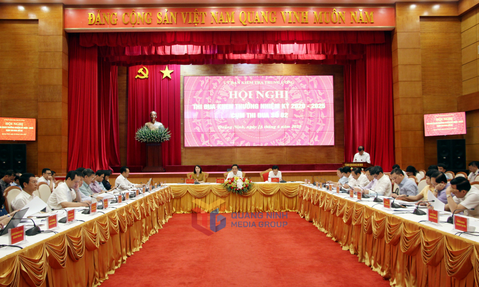 Cụm thi đua số 2 ngành Kiểm tra Đảng: Tổng kết công tác thi đua, khen thưởng nhiệm kỳ 2020-2025