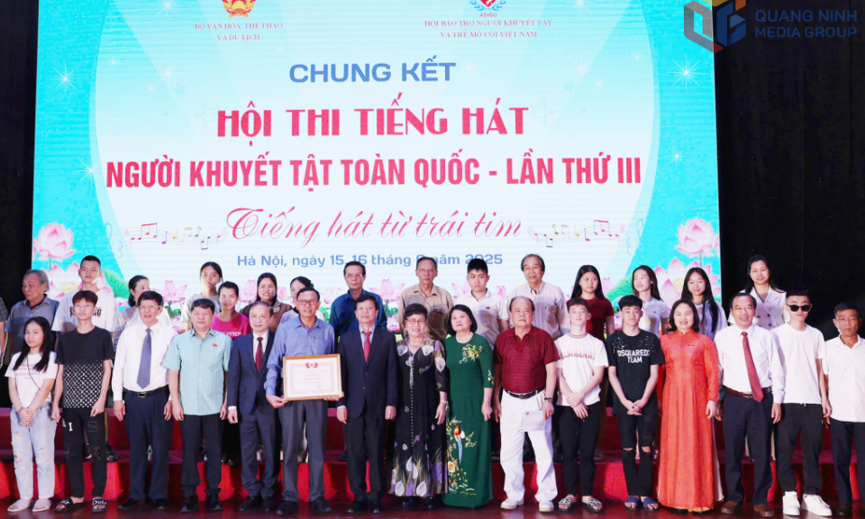 Đoàn Quảng Ninh giành giải Nhì tại Hội thi “Tiếng hát Người khuyết tật” toàn quốc năm 2025