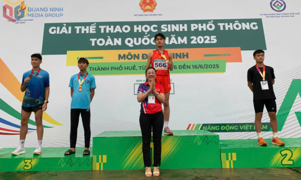 Quảng Ninh đoạt 14 huy chương tại Giải Thể thao học sinh phổ thông toàn quốc năm 2025