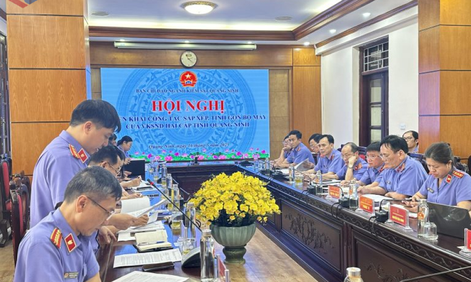 Ngành Kiểm sát tỉnh: Tinh gọn bộ máy, hoạt động hiệu quả