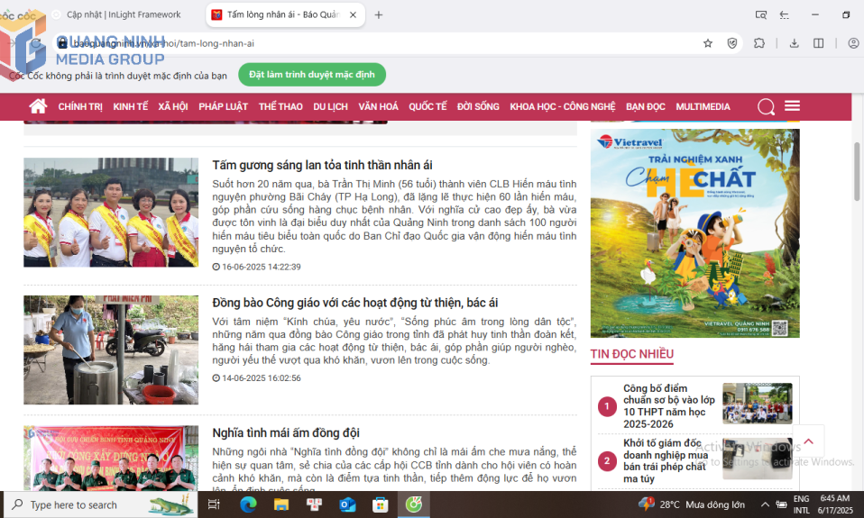 Lan tỏa tấm gương người tốt, việc tốt