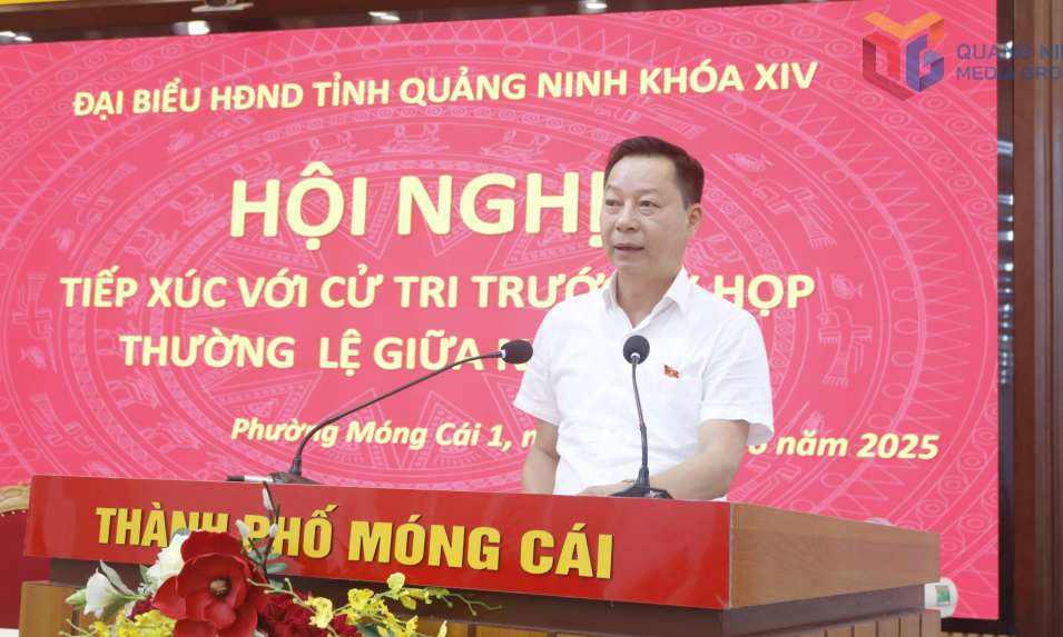 Đại biểu HĐND tỉnh tiếp xúc cử tri tại đơn vị hành chính mới phường Móng Cái 1