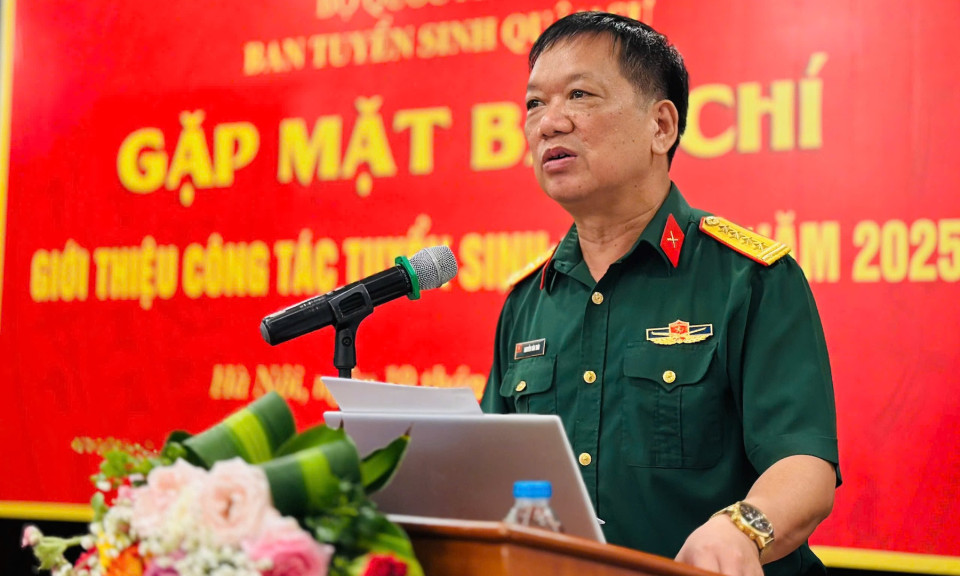 Số thí sinh đăng ký vào các trường quân đội tăng mạnh trong năm 2025