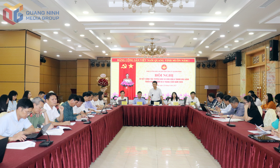  Ban Tuyên giáo và Dân vận Tỉnh ủy triển khai nhiệm vụ 6 tháng cuối năm 2025