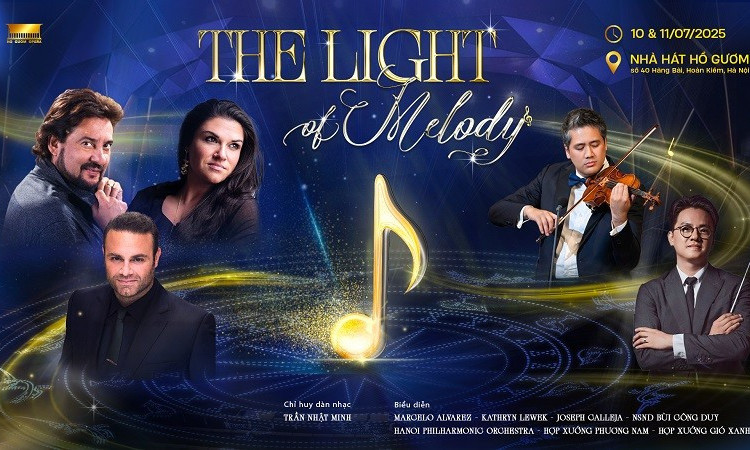 Nhiều nghệ sĩ nổi tiếng tham gia chương trình hòa nhạc "The Light of Melody"