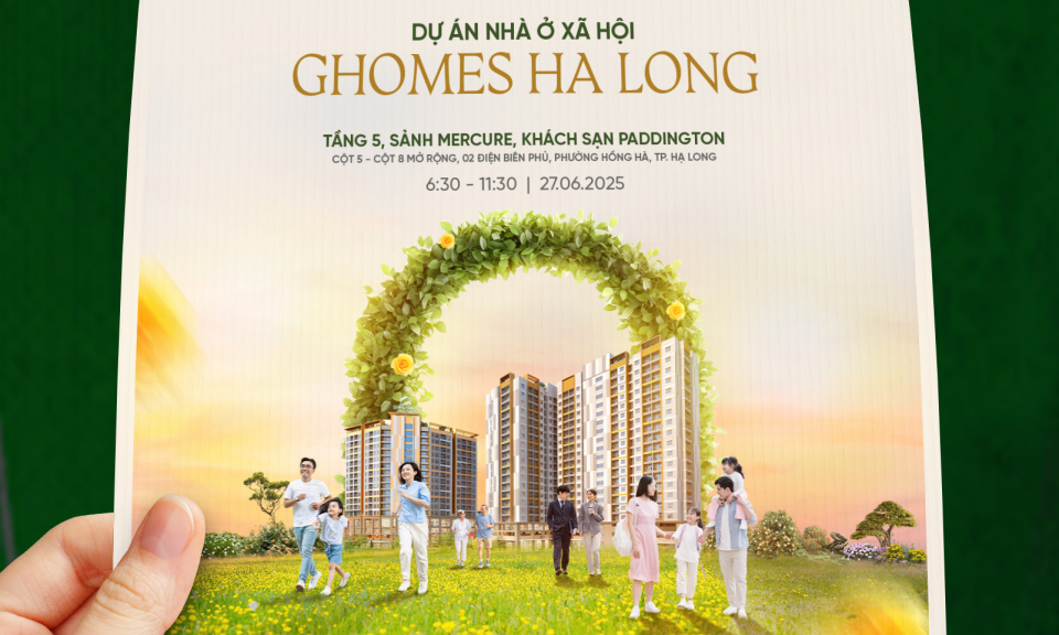 Thông báo về lễ bốc thăm vị trí và quyền mua căn hộ - Dự án nhà ở xã hội thuộc khu dân cư Đồi Ngân hàng, phường Hồng Hải và phường Cao Thắng, TP Hạ Long