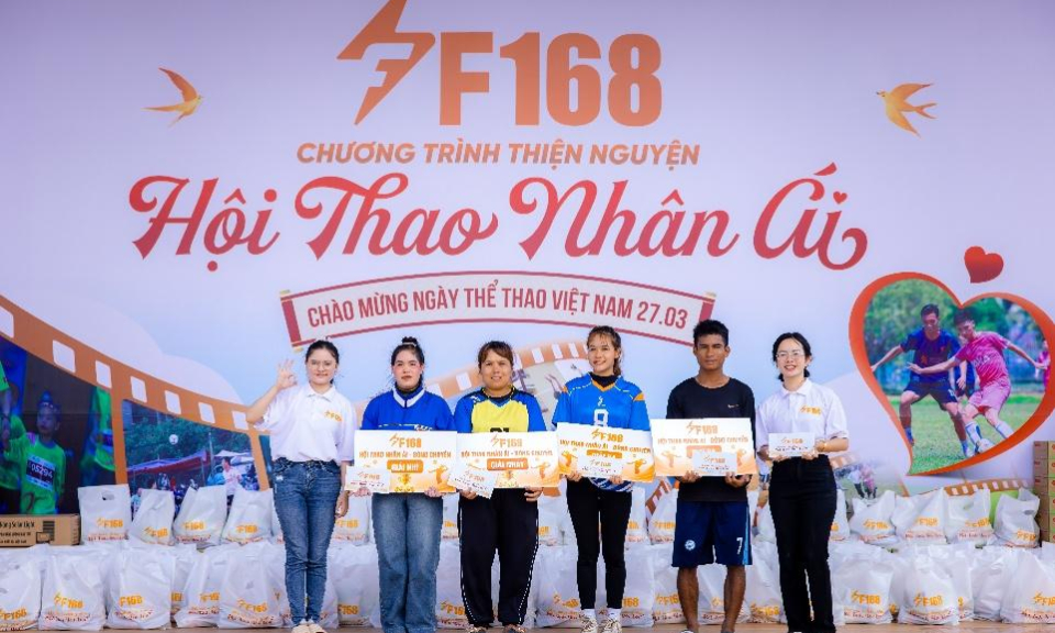 “Hội thao nhân ái – F168 và hành trình dẫn yêu thương đi xa hơn cả vạch đích cuộc đời”