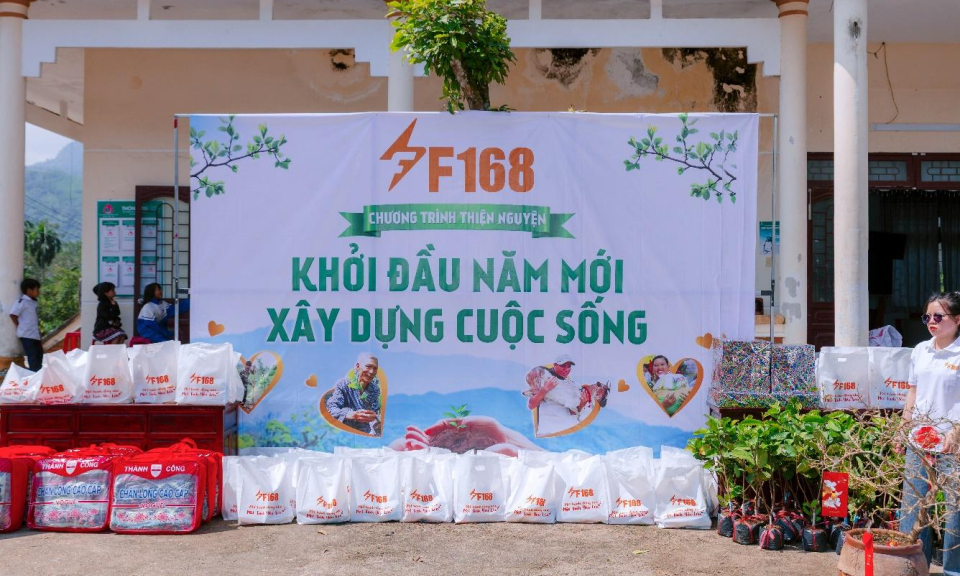 F168 lan tỏa yêu thương: Khởi đầu đẹp – Xây dựng cuộc sống tại Quảng Ngãi