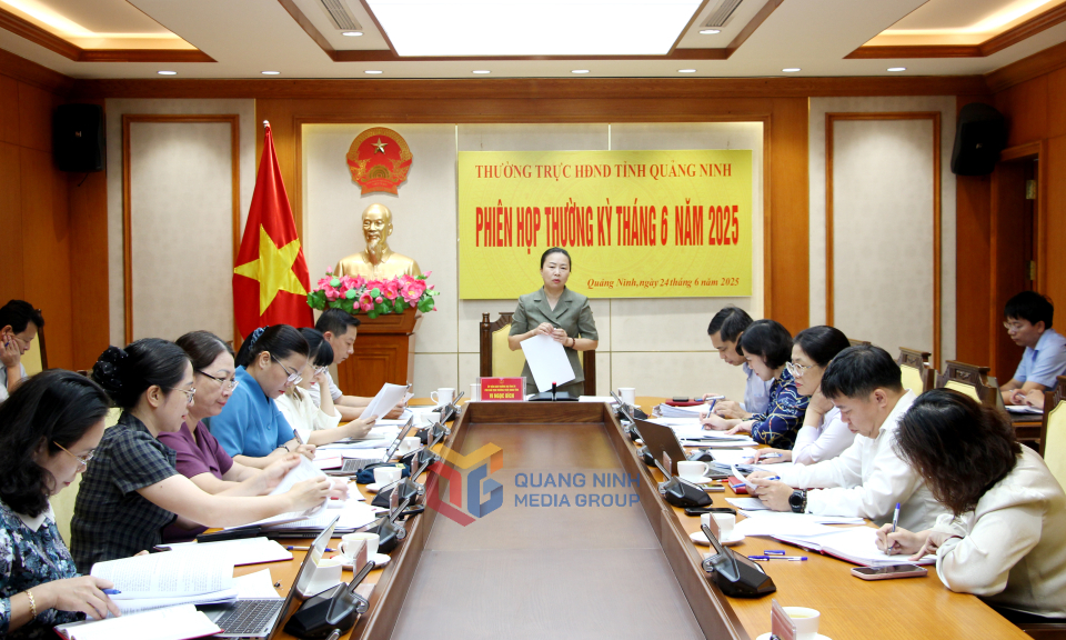 Thường trực HĐND tỉnh họp phiên thường kỳ tháng 6