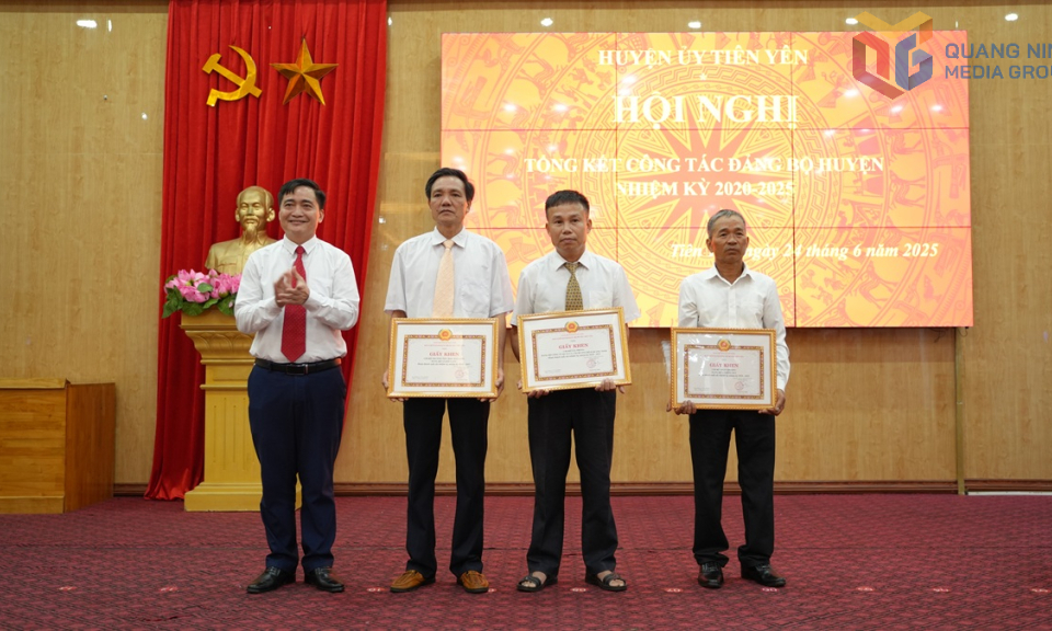 Tiên Yên sơ kết Đảng bộ huyện 6 tháng đầu năm 2025 và tổng kết nhiệm kỳ 2020 – 2025