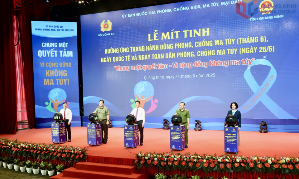 Mít tinh hưởng ứng Tháng hành động phòng, chống ma túy năm 2025