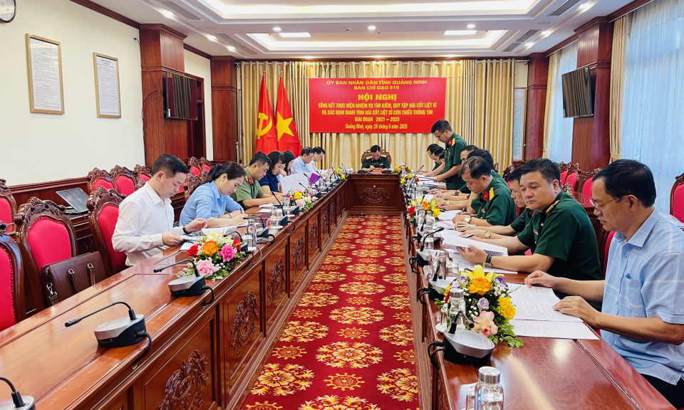 Tổng kết thực hiện nhiệm vụ tìm kiếm, quy tập hài cốt liệt sĩ giai đoạn 2021-2025 