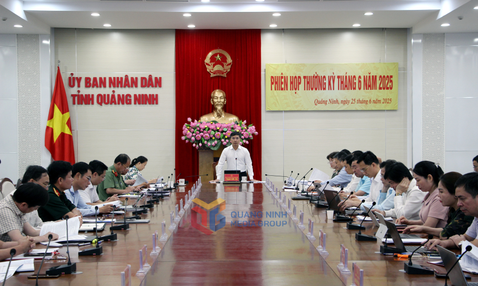 UBND tỉnh họp phiên thường kỳ tháng 6