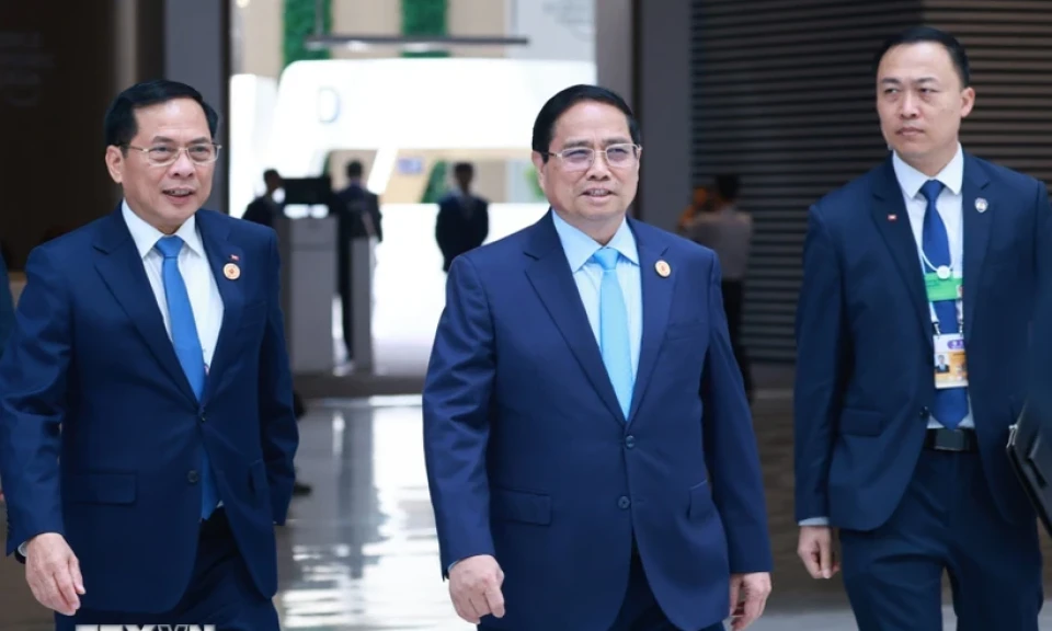 Thủ tướng Phạm Minh Chính dự phiên khai mạc toàn thể Hội nghị WEF Thiên Tân