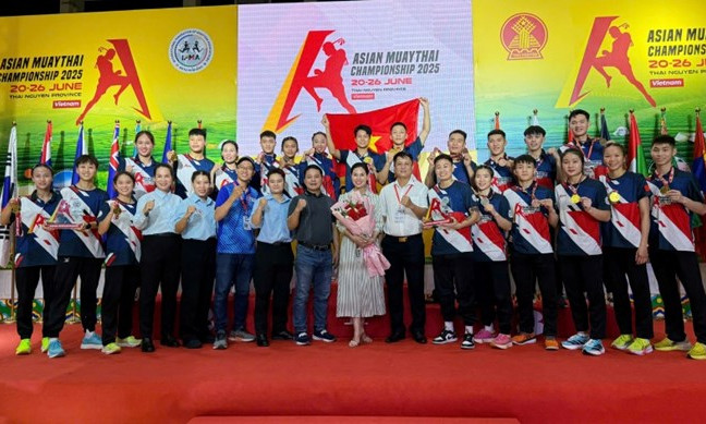 Việt Nam dẫn đầu giải Muay châu Á, bỏ xa các đối thủ còn lại