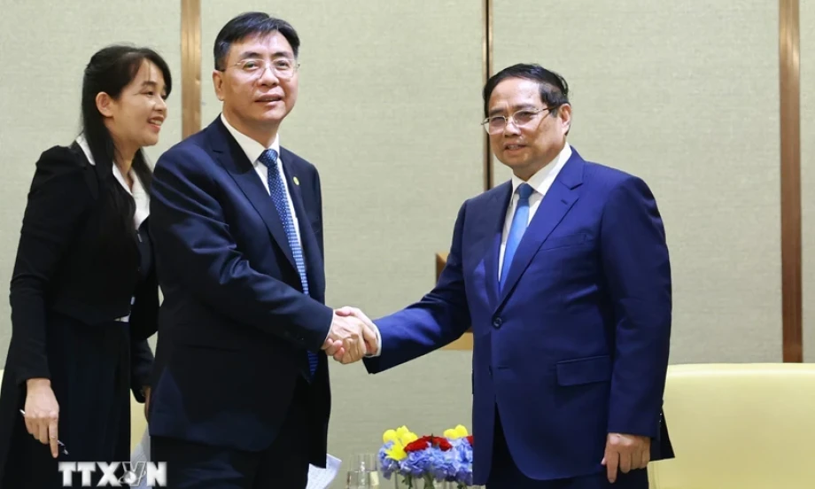 Thủ tướng làm việc với các doanh nghiệp phát triển hạ tầng hàng đầu Trung Quốc