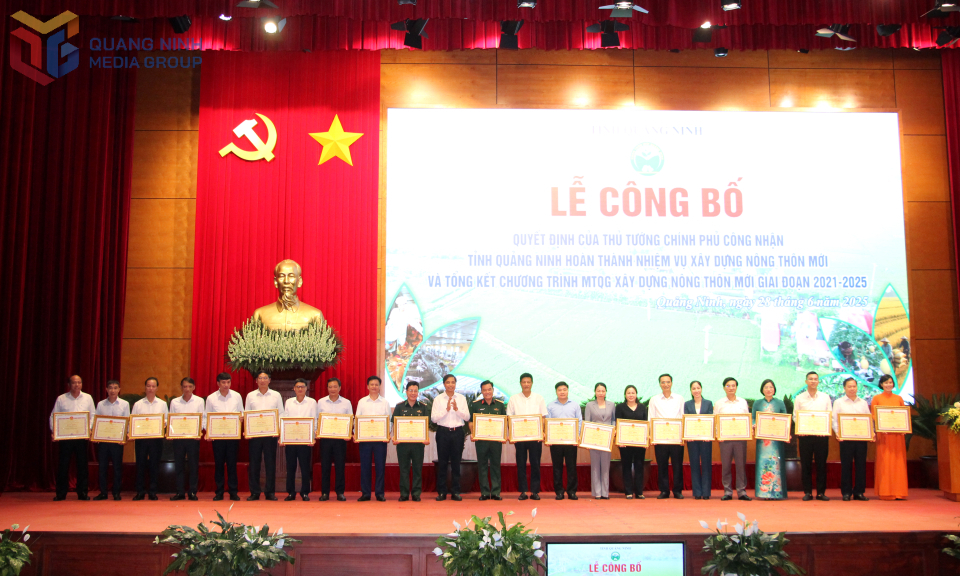 Tỉnh Quảng Ninh hoàn thành nhiệm vụ xây dựng nông thôn mới