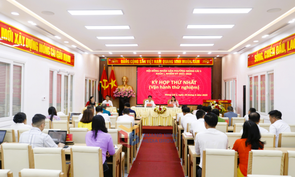 Phường Móng Cái 1 tổ chức vận hành thử nghiệm hoạt động hệ thống Đảng, chính quyền, Ủy ban MTTQ và các cơ quan, đơn vị