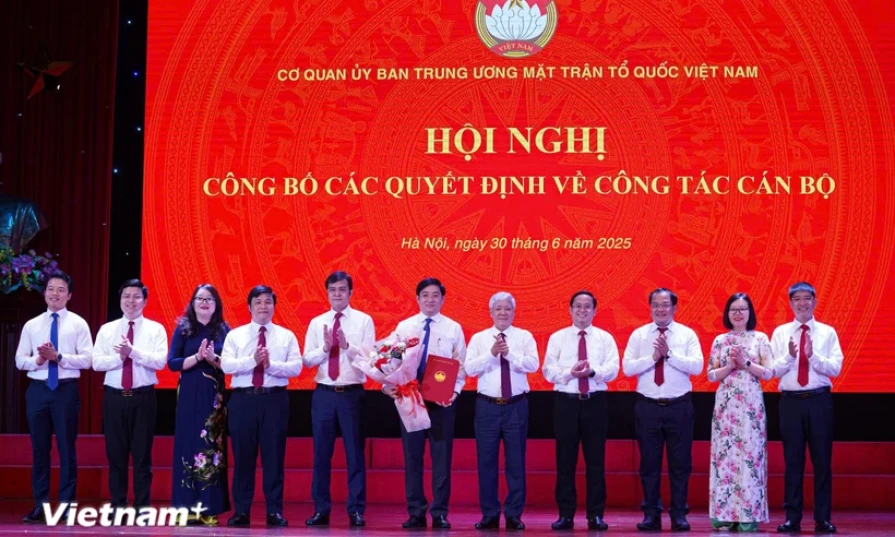 Ủy ban Trung ương MTTQ Việt Nam có 19 ban, đơn vị sau khi sắp xếp lại bộ máy