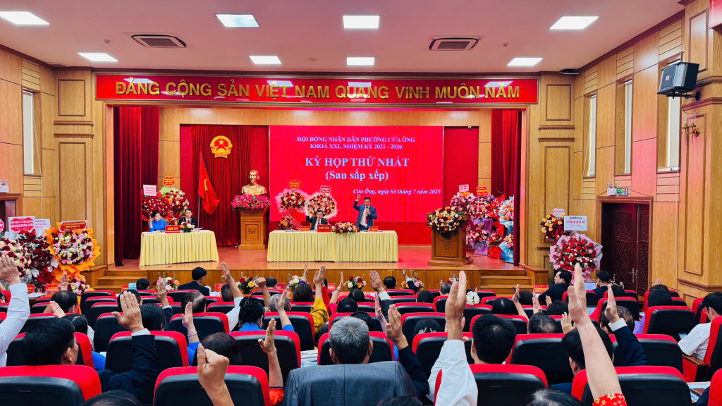 Quang cảnh kỳ họp.