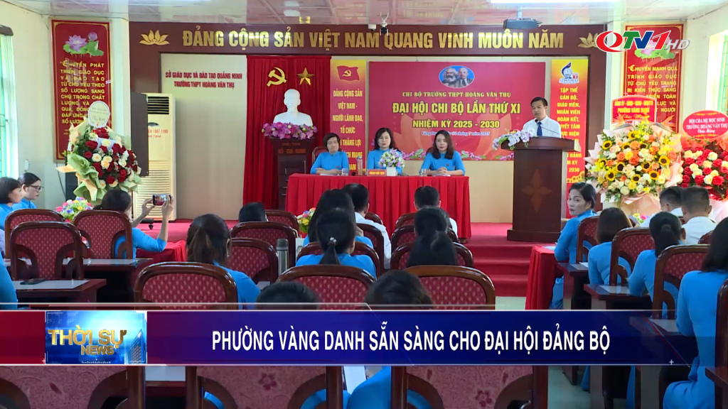 Phường Vàng Danh sẵn sàng cho Đại hội Đảng bộ