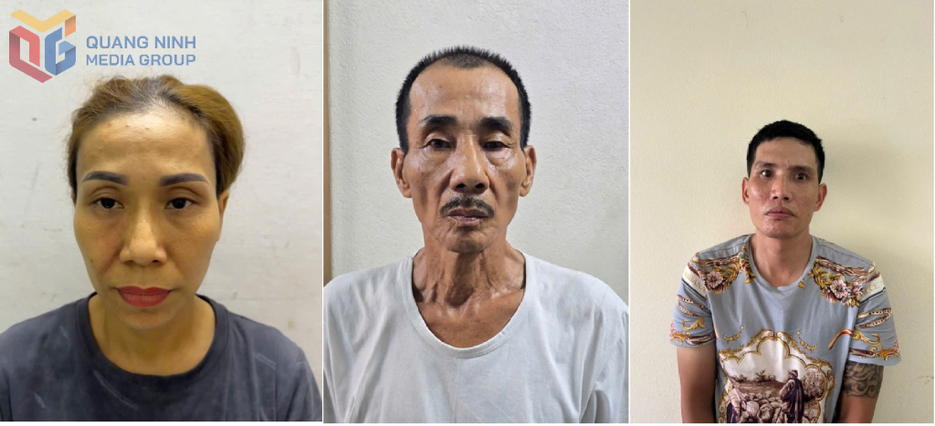 3 đối tượng: Phương, Dung, Nam (từ trái qua phải)