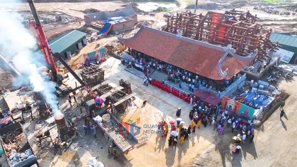 Cụm dự án Khu vực đền thờ Vua Lê Thái Tổ sau 8 tháng thi công 