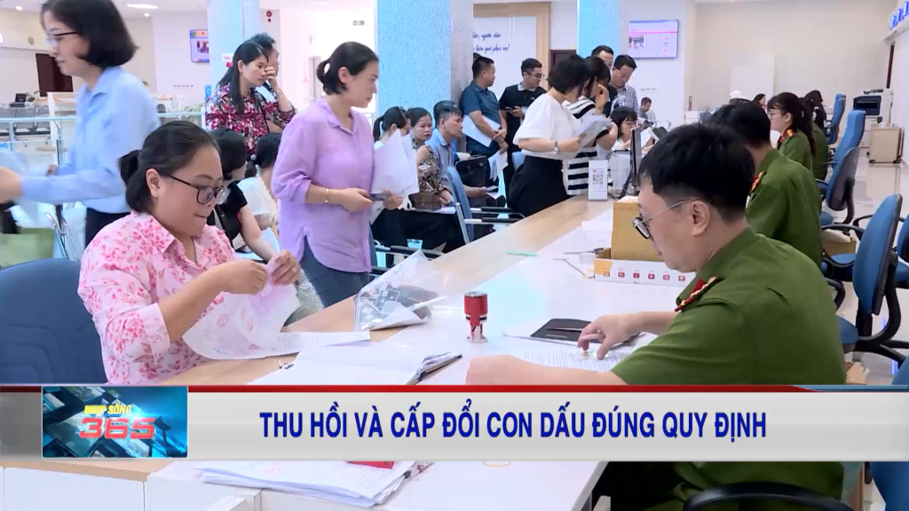 Thu hồi và cấp đổi con dấu đúng quy định