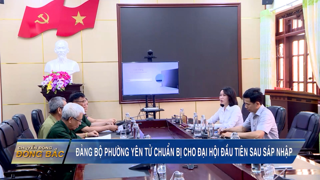 Đảng bộ phường Yên Tử chuẩn bị cho Đại hội đầu tiên sau sáp nhập