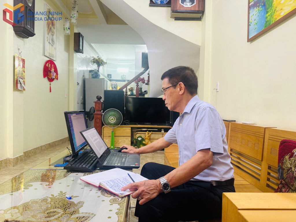 ông Vũ Tiến Kiên, Bí thư Chi bộ, Trưởng khu 4A, phường Cao Xanh 