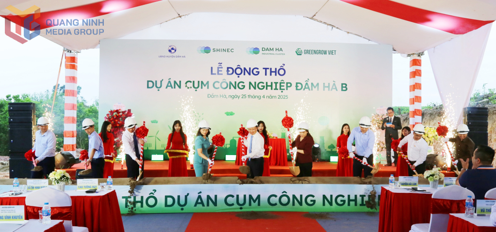 Động thổ Dự án Cụm công nghiệp Đầm Hà B